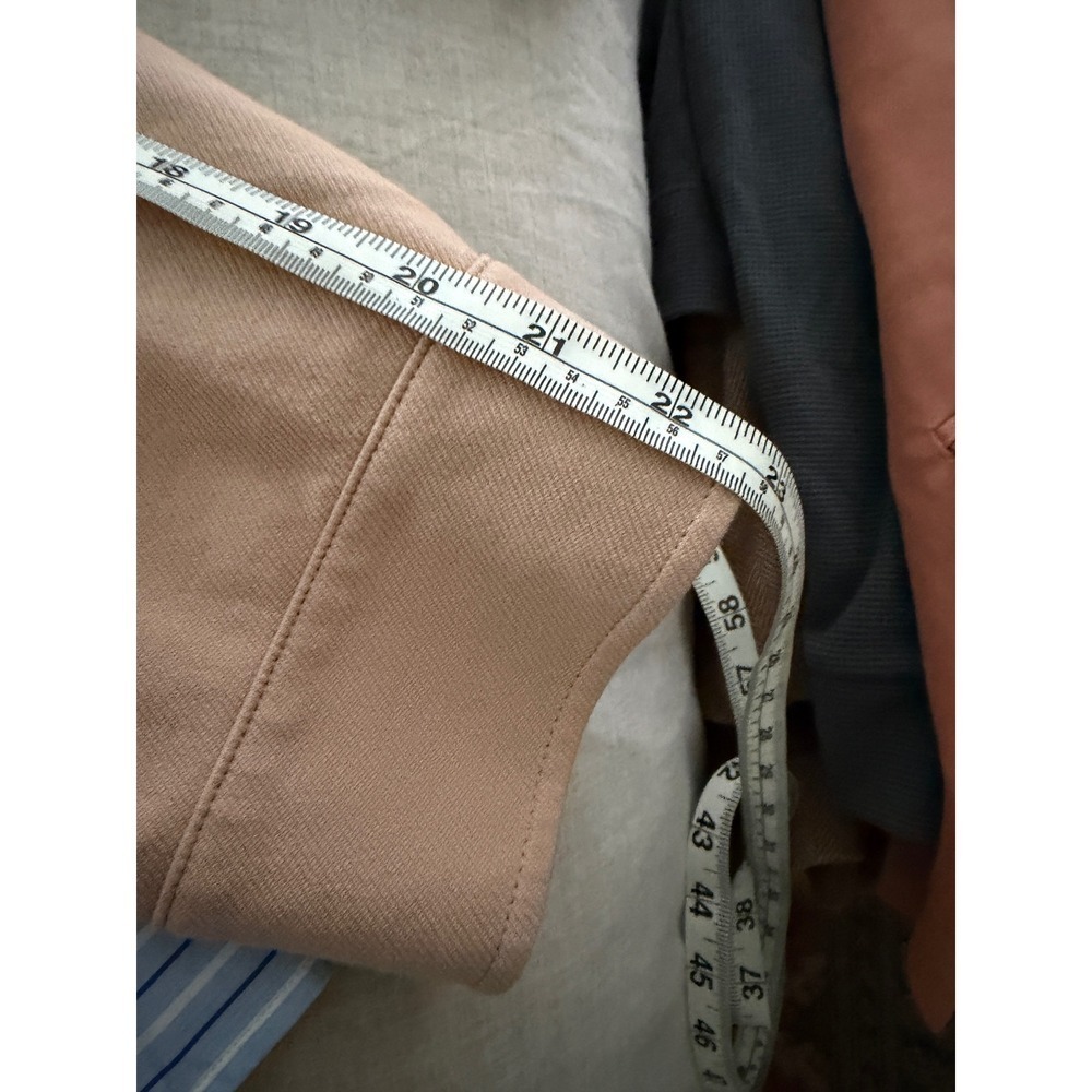Uniqlo Jersey Relaxed Jacket Tan Beige Button Front Utility Chore Coat 474176 M - Picture 7 of 7